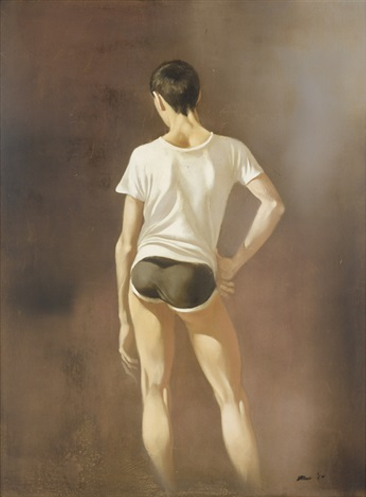Boy Seen from Behind, Standing, 1964