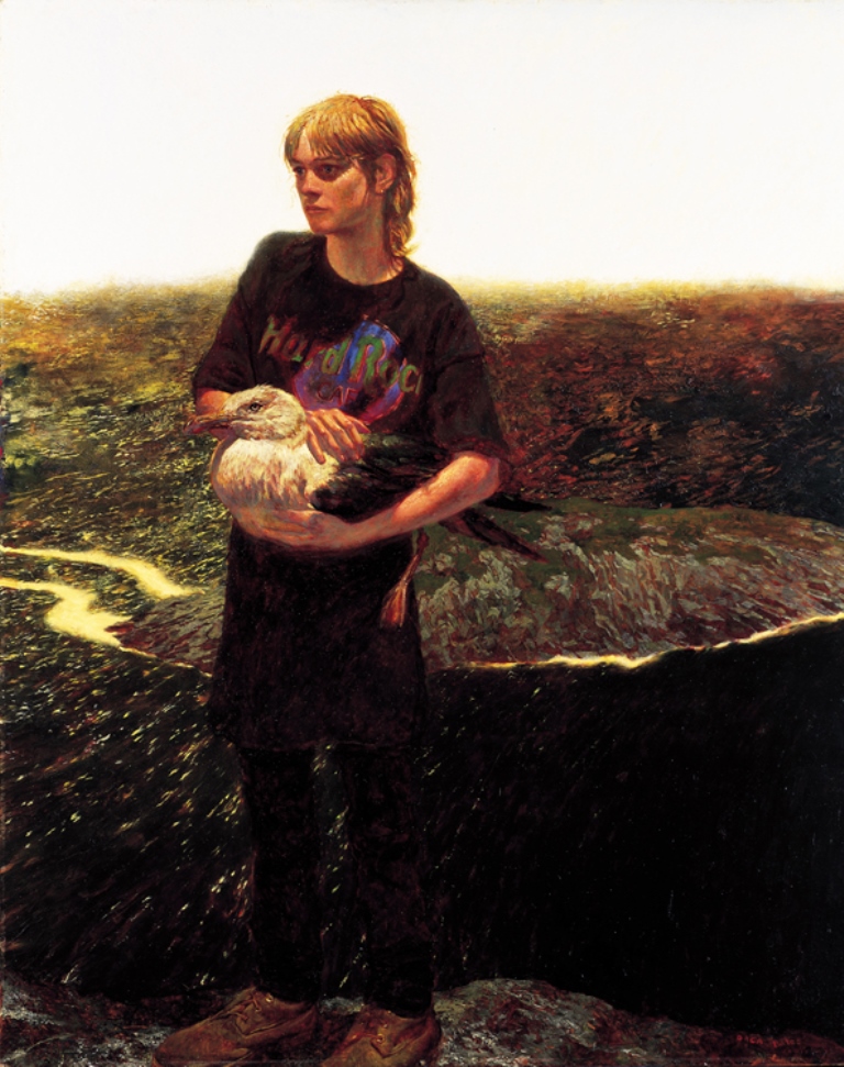 J Wyeth, Portrait of Orca Bates