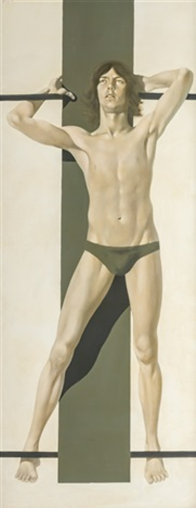 Young Man in Bathing Suit